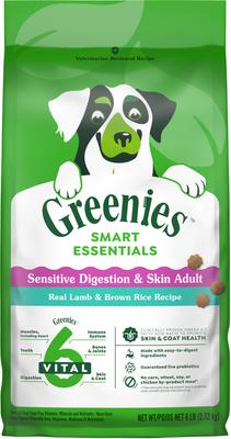 Smart Essentials Sensitive Digestion & Skin Real Lamb & Brown Rice Dry Dog Food, 6-lb bag