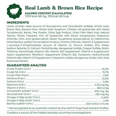 Smart Essentials Sensitive Digestion & Skin Real Lamb & Brown Rice Dry Dog Food, 6-lb bag