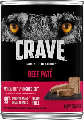 Beef Pate Grain-Free Canned Wet Dog Food, 12.5-oz, case of 12