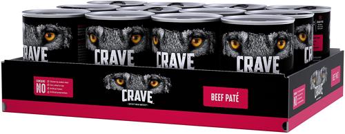 Beef Pate Grain-Free Canned Wet Dog Food, 12.5-oz, case of 12