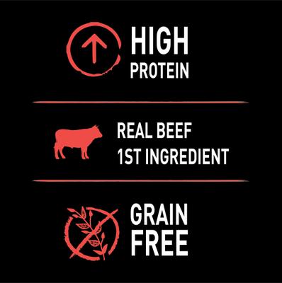 Beef Pate Grain-Free Canned Wet Dog Food, 12.5-oz, case of 12