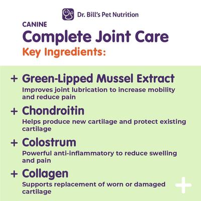 Canine Complete Joint Care Advanced Hip & Joint Care Powder Supplement for Dogs, 340-gm pouch
