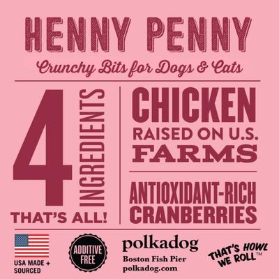Henny Penny Bits Crunchy Dog Treats, 7-oz bag