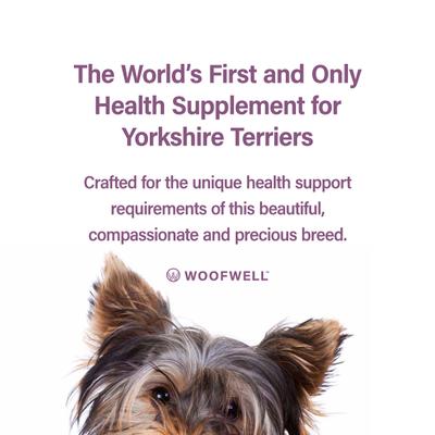 Yorkshire Terriers Health Support Bacon Flavored Soft Chews Dog Supplement, 30 count