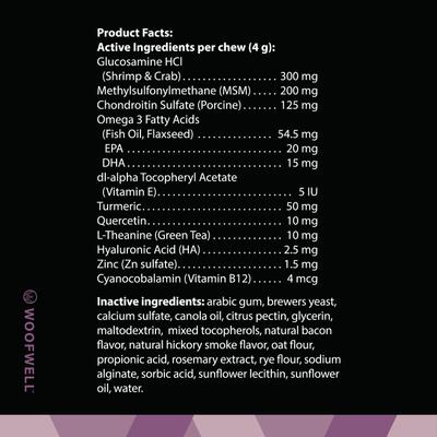 Yorkshire Terriers Health Support Bacon Flavored Soft Chews Dog Supplement, 30 count