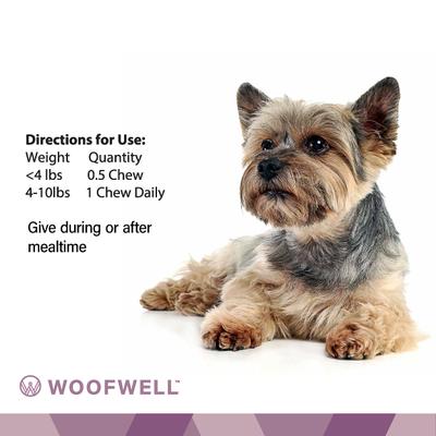 Yorkshire Terriers Health Support Bacon Flavored Soft Chews Dog Supplement, 30 count