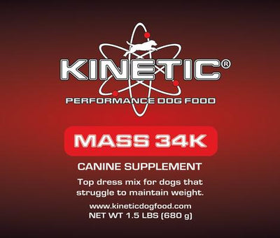 Performance Mass 34K Dog Supplement, 1.5-lb jar