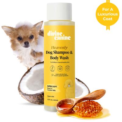 Super Soft Heavenly Honey & Coconut Milk Dog Shampoo, 13.5-fl oz bottle