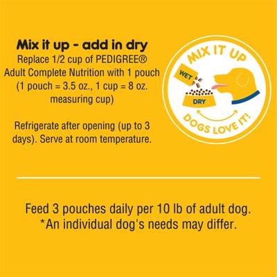 Choice Cuts in Gravy Variety Pack Filet Mignon, Grilled Chicken, Chicken Casserole & Beef Noodle Adult Wet Dog Food Pouches, 3.5-oz, case of 24
