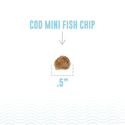 Mini Cod Fish Chips Dog Treat, 2.5-oz bag