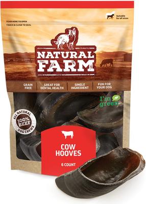 Golosinas para perros Cow Hooves, 6 unidades