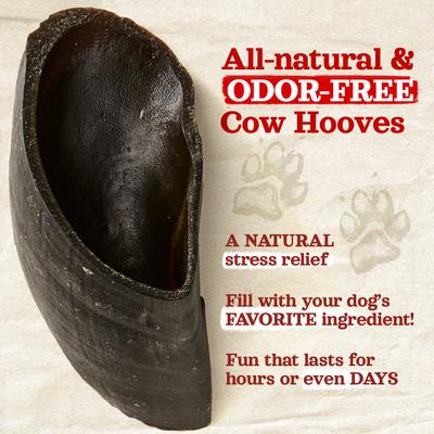 Cow Hooves Dog Treats, 6 count