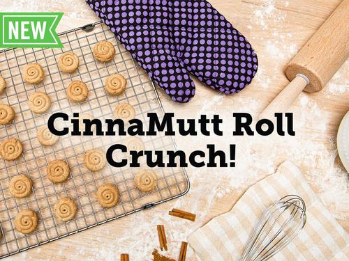 Cinnamutt Roll Crunch Dog Treats, 25-oz bag