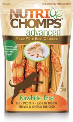 Advanced Twists Peanut Butter Flavor Dog Treats, 4 count