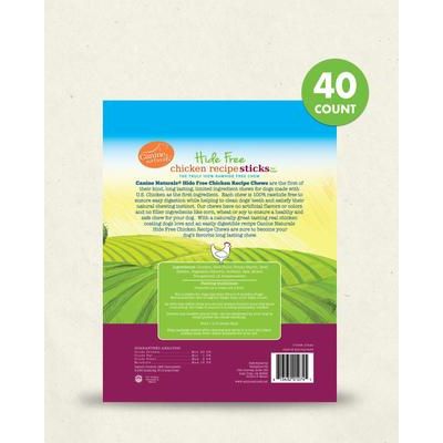 Masticables para perros con receta de pollo Hide Free, 40 unidades