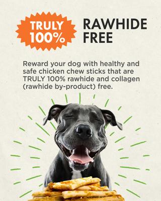 Hide Free Chicken Recipe Stick Dog Chew, 40 count