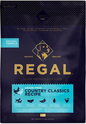 Country Classics Recipe Grain-Free Chicken & Duck Meals Dry Dog Food, 4-lb bag