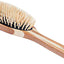 The Green Pet Oval Brush, Bamboo-Stiped Finish, Large