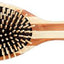 The Green Pet Oval Brush, Bamboo-Stiped Finish, Large