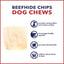 Beefhide Chips Natural Flavored Dog Hard Chews, 22-oz bag
