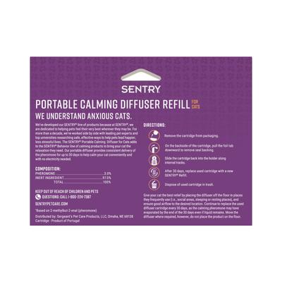 Recambio de difusor calmante portátil Behavior para gatos (2 unidades)
