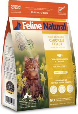 New Zealand Chicken Grain-Free Freeze-Dried Cat Food, 11-oz bag