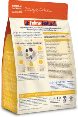 New Zealand Chicken Grain-Free Freeze-Dried Cat Food, 11-oz bag