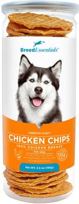Siberian Husky Chicken Chips Grain-Free Dog Treats, 5.5-oz can