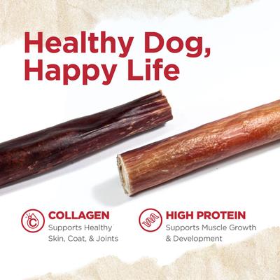 6-inch Power Bully Stick Dog Treats, 25 count