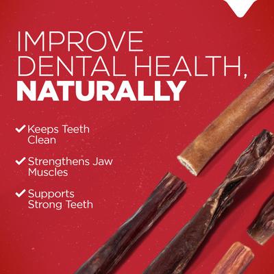 6-inch Power Bully Stick Dog Treats, 25 count