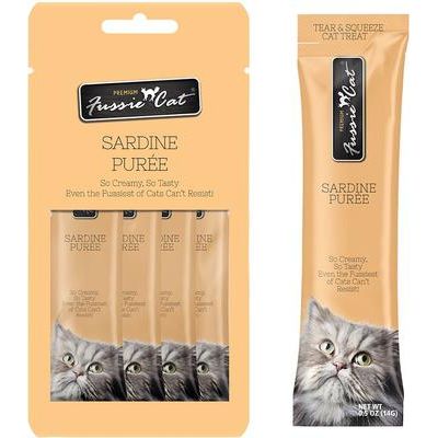 Premios para lamer para gatos de puré de sardina, bolsa de 2 oz