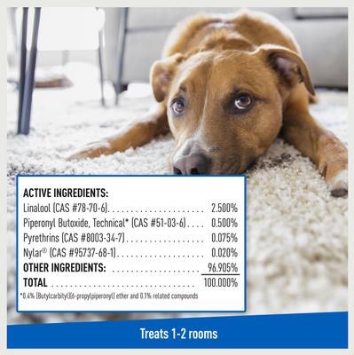 Flea & Tick Carpet Powder, 16-oz bottle