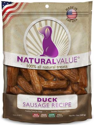 Natural Value Duck Dog Jerky Treat, 13-oz bag