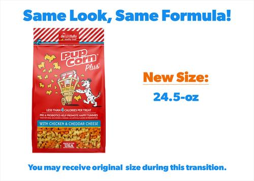 Plus Chicken & Cheddar Cheese Dog Treats, 24.5-oz bag