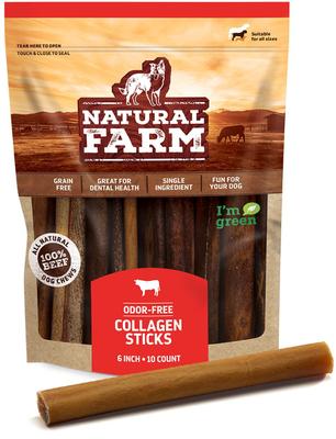 Palitos de colágeno para perros, 15 cm, 10 unidades