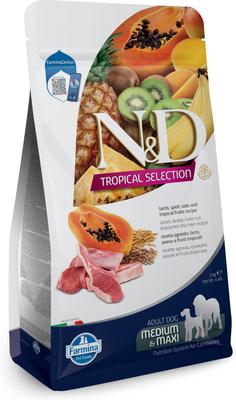 N&D Tropical Selection Lamb Adult Medium & Maxi Dry Dog Food, 22-lb bag