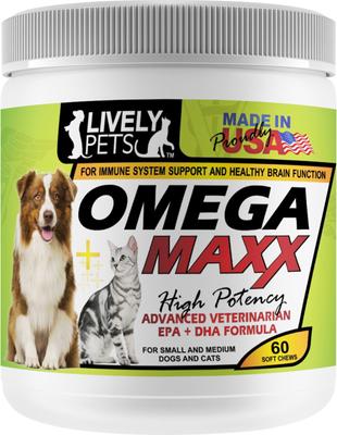 Omega Maxx Fish Oil Large & Giant Dog Soft Chews, 90 count