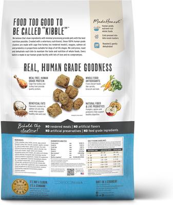 Paquete: The Honest Kitchen: Paquetes integrales de pollo y alimento seco para perros de pavo