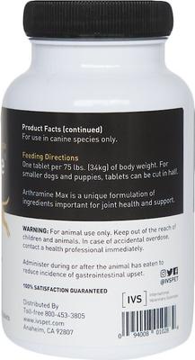 Arthramine Max Healthy Joints & Bones Glucosamine Dog Supplement, 60 count