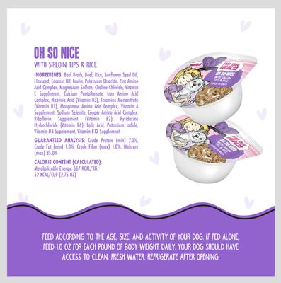 Best Fido Friend Fun Size Meals Oh So Nice Wet Dog Food, 2.75-oz cup, case of 12