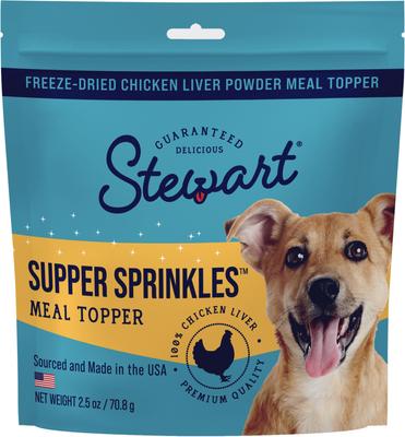 Supper Sprinkles Chicken Liver Single Ingredient Dehydrated Dog Food Topper, 2.5-oz bag
