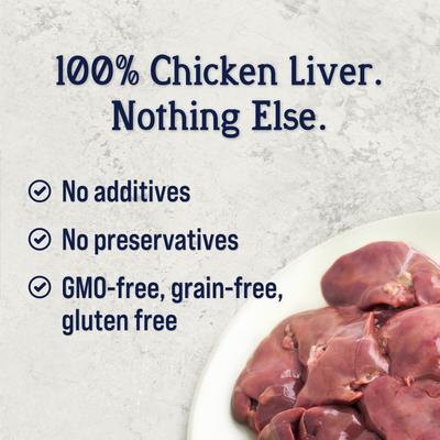 Supper Sprinkles Chicken Liver Single Ingredient Dehydrated Dog Food Topper, 2.5-oz bag