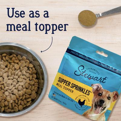 Supper Sprinkles Chicken Liver Single Ingredient Dehydrated Dog Food Topper, 2.5-oz bag