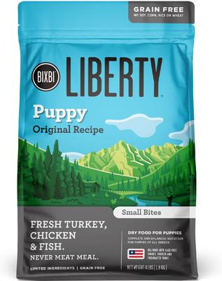 Liberty Puppy Original Recipe Fresh Turkey, Chicken & Fish Dry Dog Food, 11-lb bag