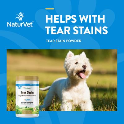 Tear Stain Plus Lutein Powder Vision Supplement for Cats & Dogs, 200-g bottle