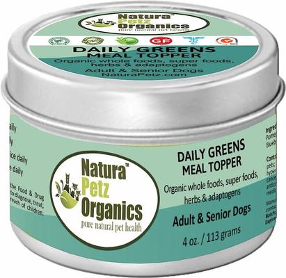 Daily Greens Turkey Flavored Powder Immune Supplement for Dogs, 4-oz tin
