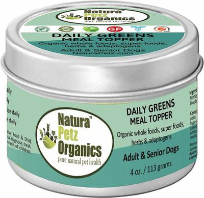 Daily Greens Turkey Flavored Powder Immune Supplement for Dogs, 4-oz tin