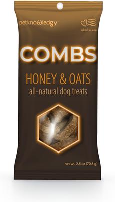 Snack Pack Combs Honey & Oat Dog Treat, 2.5-oz bag, case of 8