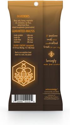 Snack Pack Combs Honey & Oat Dog Treat, 2.5-oz bag, case of 8