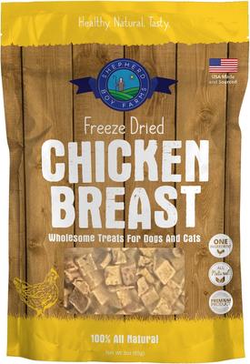 Chicken Breast Freeze-Dried Dog & Cat Treats, 3-oz bag